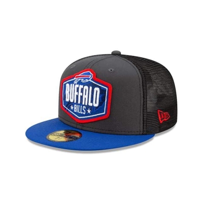 Buffalo Bills Gorra | New Era NFL Draft 59fifty Fitted Cap Mexico - Grises